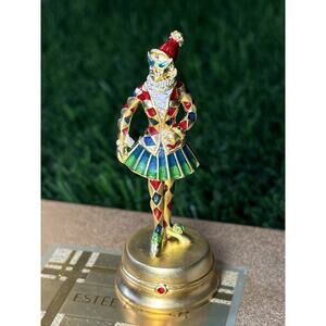 ⭐️ Estée Lauder Sparkly "Golden Pirouette" Solid Perfume Compact⭐️